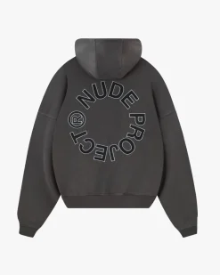 Nude Project Kory Boxy Hoodie Ash Discount