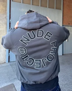 Nude Project Kory Boxy Hoodie Ash Discount