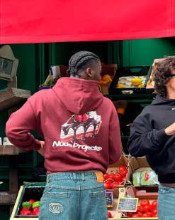 Nude Project La Tarte Hoodie Burgundy Clearance