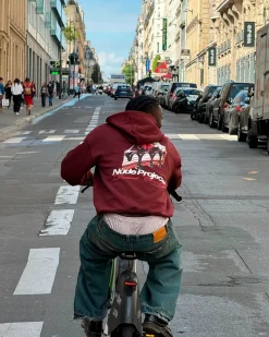 Nude Project La Tarte Hoodie Burgundy Clearance