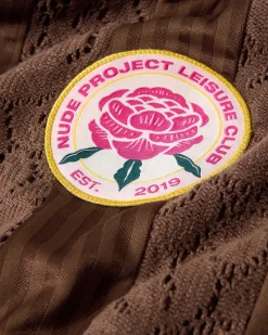 Nude Project Lace Football Polo Brown Discount