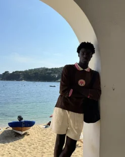 Nude Project Lace Football Polo Brown Discount