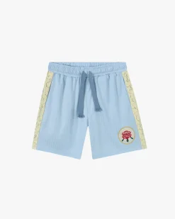 Nude Project Lace Football Short Baby Blue Sale