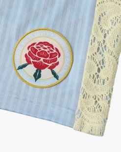 Nude Project Lace Football Short Baby Blue Sale