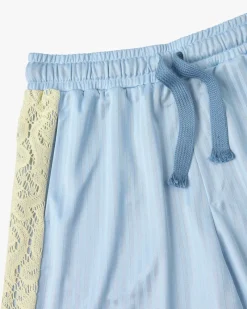 Nude Project Lace Football Short Baby Blue Sale