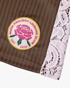 Nude Project Lace Football Short Brown Online