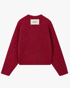 Nude Project Le Marais Knit Sweater Red Clearance