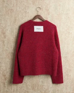 Nude Project Le Marais Knit Sweater Red Clearance