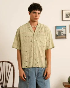 Nude Project Leaf Shirt Green New