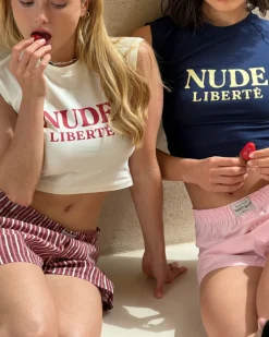 Nude Project Liberté Top White Best