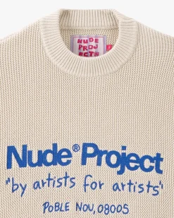 Nude Project Liqueza Knit Ecru Clearance