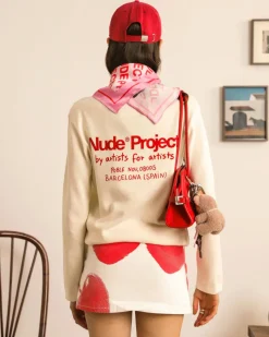 Nude Project Liqueza Knit Marshmallow Clearance