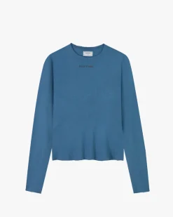 Nude Project Liquid Longsleeve Tee Windward Blue Online