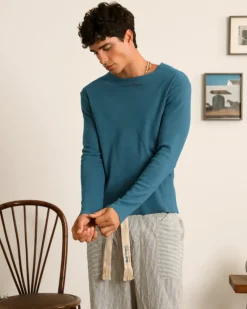 Nude Project Liquid Longsleeve Tee Windward Blue Online