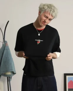 Nude Project Locally Hated Cherry Tee Black Outlet