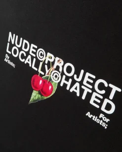 Nude Project Locally Hated Cherry Tee Black Outlet