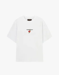 Nude Project Locally Hated Cherry Tee White Discount