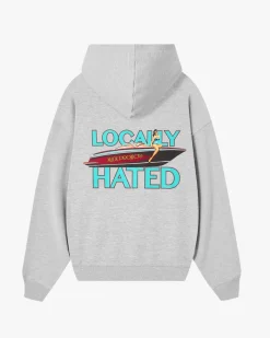Nude Project Locally Hated Hoodie Grey Melange Outlet