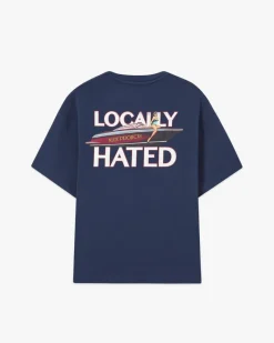 Nude Project Locally Hated Tee Navy Sale