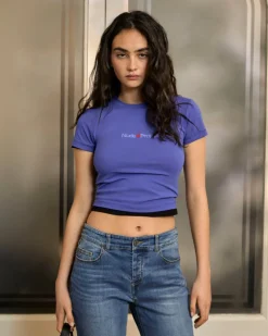 Nude Project Logo Top Blue Discount