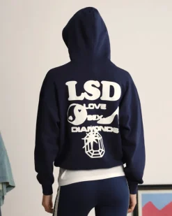 Nude Project Love SD Hood Washed Navy New