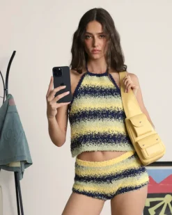 Nude Project Melangi Culotte Yellow Hot