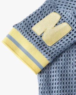 Nude Project Mesh Tee Blue Clearance