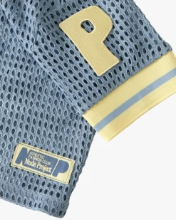 Nude Project Mesh Tee Blue Clearance