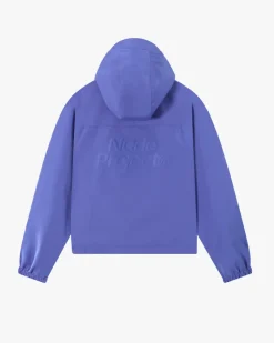 Nude Project Milestones Windbreaker Jacket Blue Discount