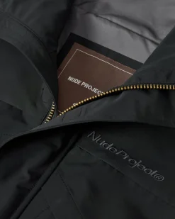 Nude Project Milestones Windbreaker Jacket Black Discount