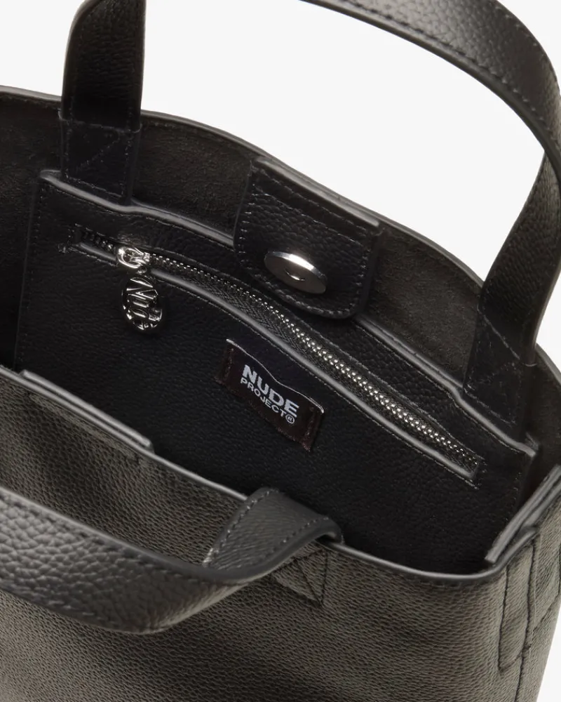 Nude Project Minimal Leather Bag Black Fashion