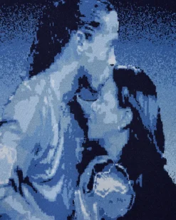 Nude Project Mom Knit Sweater Blue Fashion