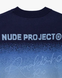 Nude Project Mom Knit Sweater Blue Fashion