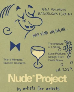 Nude Project Más Vino Tee Green Clearance
