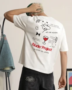 Nude Project Más Vino Tee Marshmellow Online