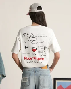 Nude Project Más Vino Tee Marshmellow Online