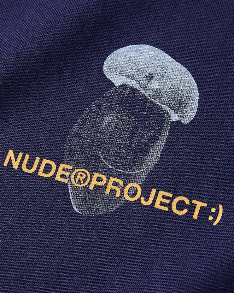Nude Project Mushroom Tee Navy Online