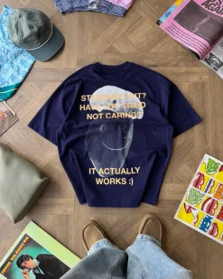 Nude Project Mushroom Tee Navy Online