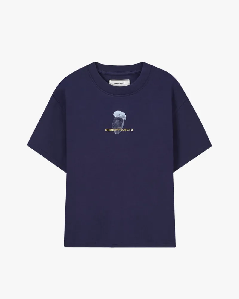 Nude Project Mushroom Tee Navy Online