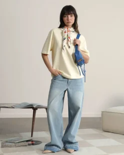 Nude Project Mushroom Tee Soft Yellow Hot