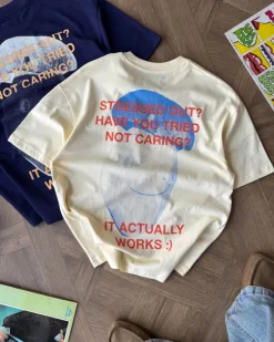 Nude Project Mushroom Tee Soft Yellow Hot