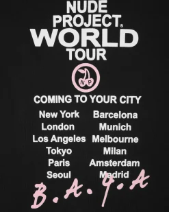 Nude Project Nude Tour Hoodie Black Discount