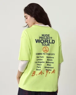 Nude Project Nude Tour Tee Lime Green Best