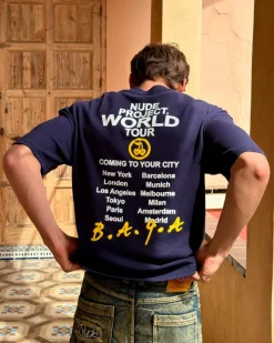 Nude Project Nude Tour Tee Navy Fashion