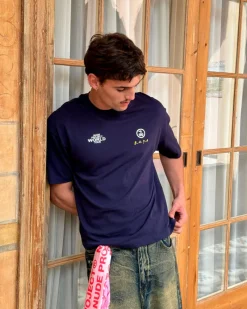 Nude Project Nude Tour Tee Navy Fashion