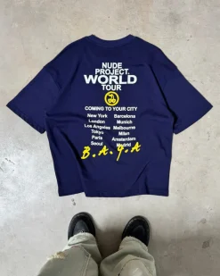 Nude Project Nude Tour Tee Navy Fashion