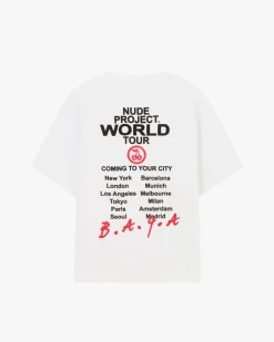 Nude Project Nude Tour Tee White Discount