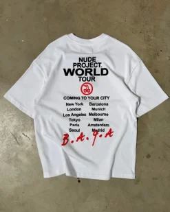 Nude Project Nude Tour Tee White Discount