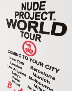 Nude Project Nude Tour Tee White Discount