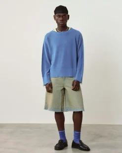 Nude Project Old Baggy Denim Shorts Sand Wash Online